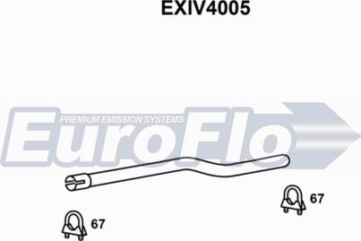 EuroFlo EXIV4005 - Труба выхлопного газа autodif.ru
