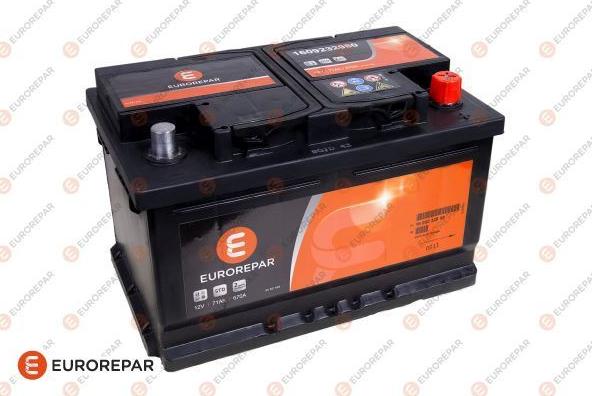 EUROREPAR 1609232980 - Стартерная аккумуляторная батарея, АКБ autodif.ru