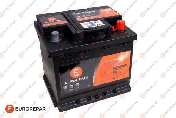 EUROREPAR 1609232280 - Стартерная аккумуляторная батарея, АКБ autodif.ru