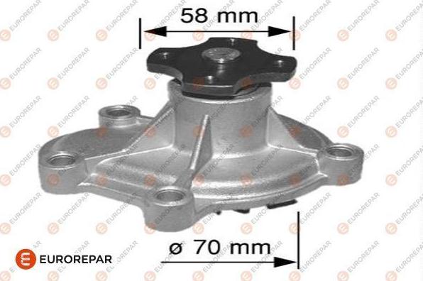 EUROREPAR 1623102380 - Водяной насос autodif.ru