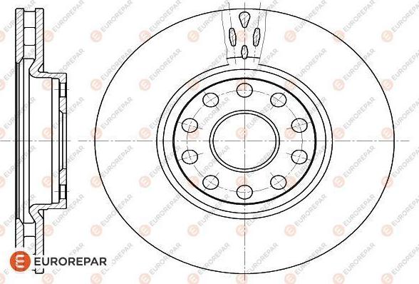 EUROREPAR 1618882580 - Тормозной диск autodif.ru