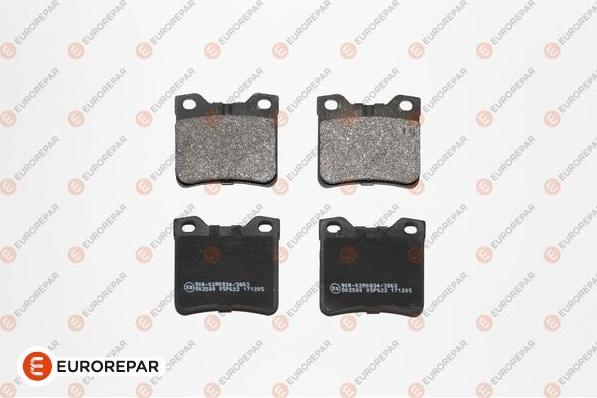 EUROREPAR 1617253280 - Тормозные колодки, дисковые, комплект autodif.ru