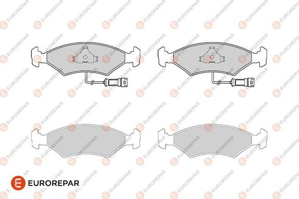 EUROREPAR 1686278680 - Тормозные колодки, дисковые, комплект autodif.ru