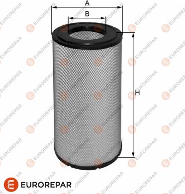 EUROREPAR 1680345680 - Воздушный фильтр, двигатель autodif.ru