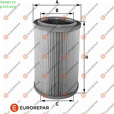 EUROREPAR 1680340280 - Воздушный фильтр, двигатель autodif.ru