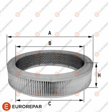 EUROREPAR 1680347780 - Воздушный фильтр, двигатель autodif.ru