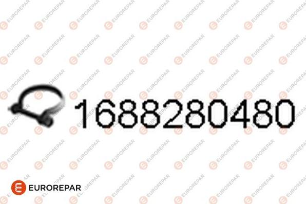 EUROREPAR 1688280480 - Соединительные элементы, система выпуска autodif.ru