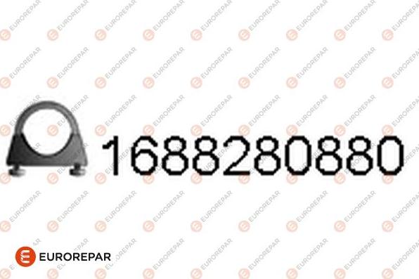 EUROREPAR 1688280880 - Соединительные элементы, система выпуска autodif.ru