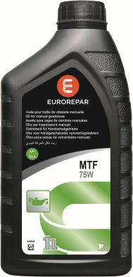 EUROREPAR 1635511180 - EUROREPAR MTF 75W, синтетическое трансмиссионное масло для механических КПП 75W, GL4, B712310, 1 Л. autodif.ru