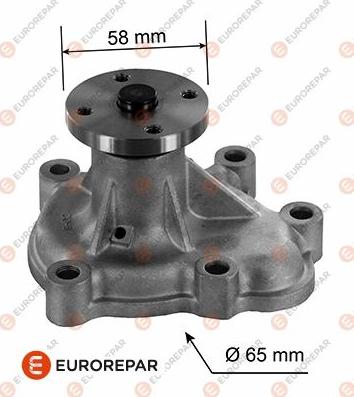 EUROREPAR 1637177580 - Водяной насос autodif.ru