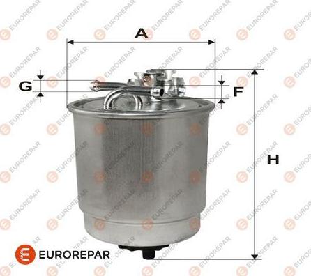 EUROREPAR E148105 - Топливный фильтр autodif.ru