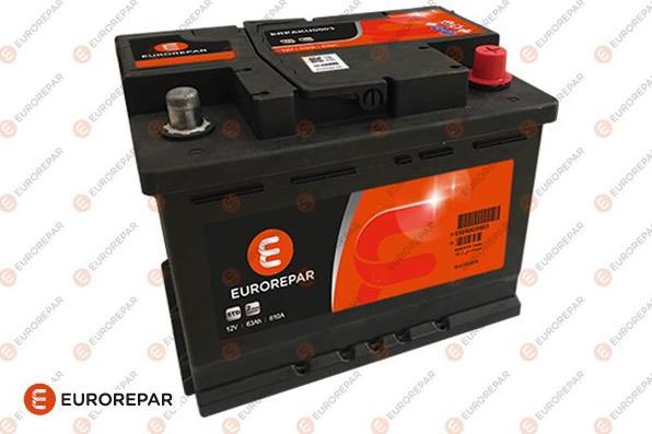 EUROREPAR ERPAKU0003 - Стартерная аккумуляторная батарея, АКБ autodif.ru