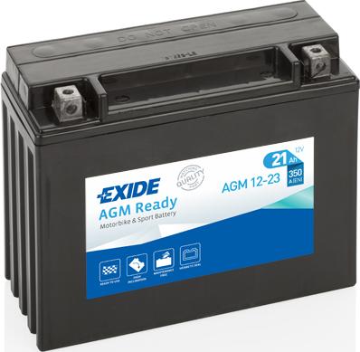 Exide AGM12-23 - Стартерная аккумуляторная батарея, АКБ autodif.ru