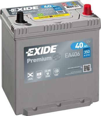 Exide EA406 - Стартерная аккумуляторная батарея, АКБ autodif.ru