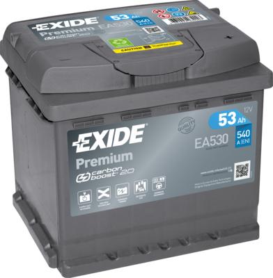 Exide EA530 - Стартерная аккумуляторная батарея, АКБ autodif.ru