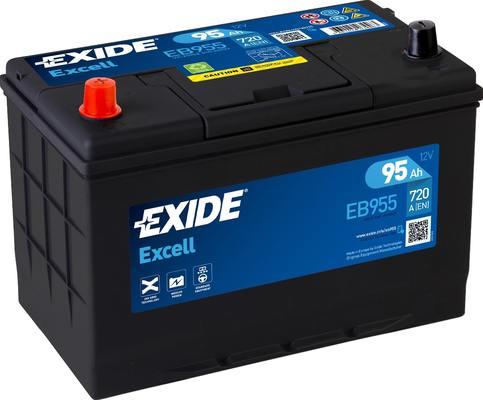 Exide EB955 - Стартерная аккумуляторная батарея, АКБ autodif.ru