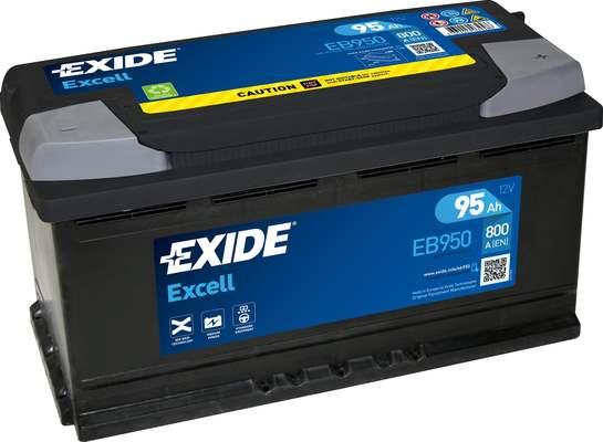 Exide EB950 - Стартерная аккумуляторная батарея, АКБ autodif.ru