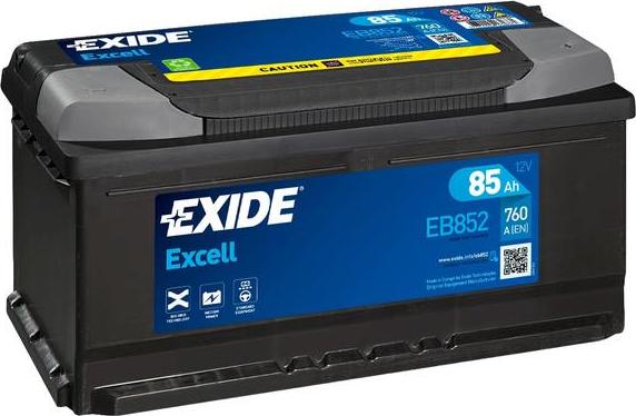 Exide EB852 - Стартерная аккумуляторная батарея, АКБ autodif.ru