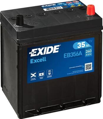 Exide EB356A - Стартерная аккумуляторная батарея, АКБ autodif.ru