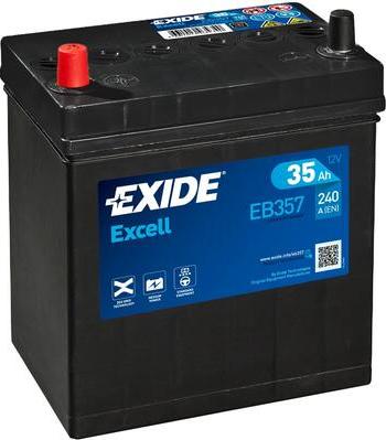 Exide EB357 - Стартерная аккумуляторная батарея, АКБ autodif.ru