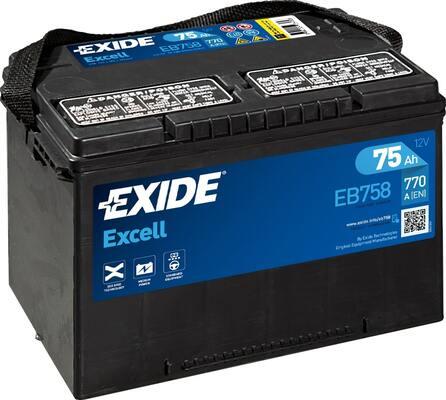 Exide EB708 - Стартерная аккумуляторная батарея, АКБ autodif.ru