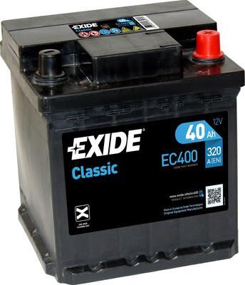 Exide EC400 - Стартерная аккумуляторная батарея, АКБ autodif.ru