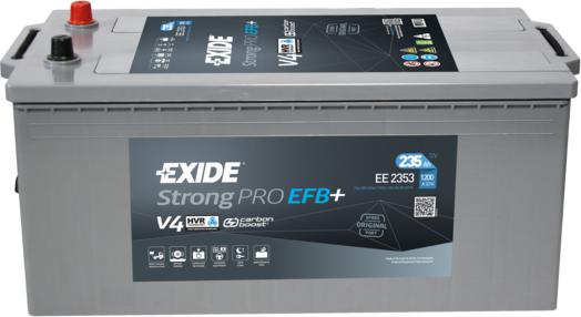 Exide EE2353 - Стартерная аккумуляторная батарея, АКБ autodif.ru