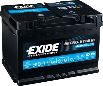 Exide EK900 - Стартерная аккумуляторная батарея, АКБ autodif.ru