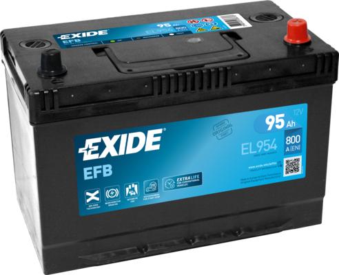 Exide EL954 - Стартерная аккумуляторная батарея, АКБ autodif.ru