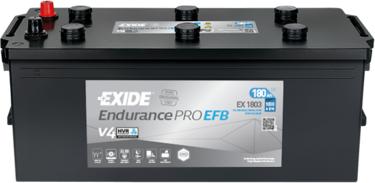 Exide EX1803 - Стартерная аккумуляторная батарея, АКБ autodif.ru