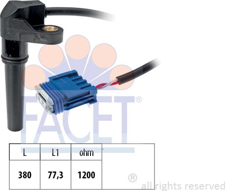 FACET 9.0618 - Датчик частоты вращения, автоматическая коробка autodif.ru