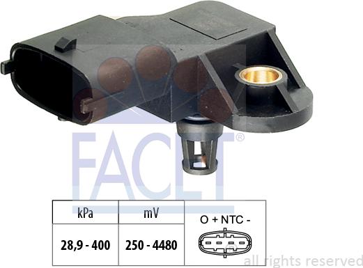 FACET 10.3206 - Датчик давления воздуха, высотный корректор autodif.ru