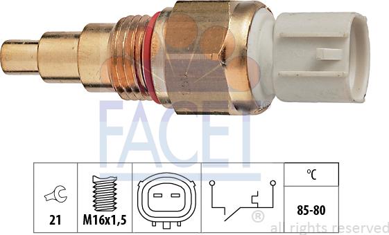 FACET 7.5109 - Термовыключатель, вентилятор радиатора / кондиционера autodif.ru