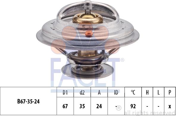FACET 7.8401S - Термостат охлаждающей жидкости / корпус autodif.ru