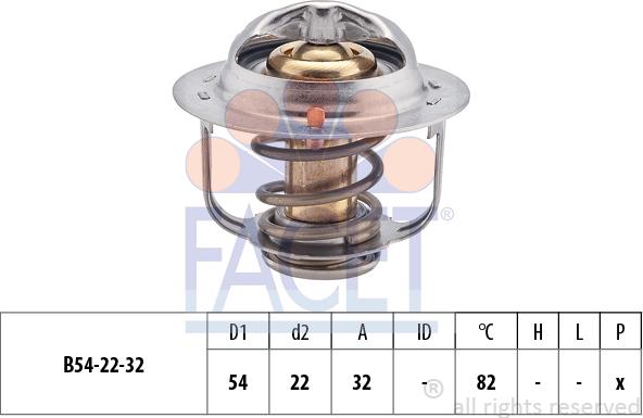 FACET 7.8305S - Термостат охлаждающей жидкости / корпус autodif.ru