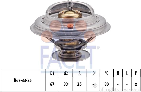 FACET 7.8301S - Термостат охлаждающей жидкости / корпус autodif.ru