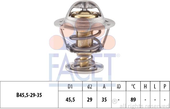 FACET 7.8389S - Термостат охлаждающей жидкости / корпус autodif.ru