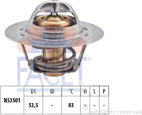 FACET 7.8240S - Термостат охлаждающей жидкости / корпус autodif.ru