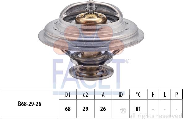 FACET 7.8250S - Термостат охлаждающей жидкости / корпус autodif.ru
