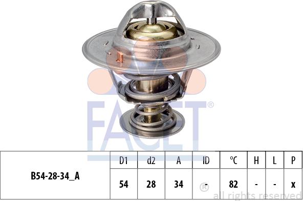 FACET 7.8218S - Термостат охлаждающей жидкости / корпус autodif.ru