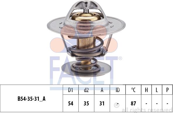 FACET 7.8223S - Термостат охлаждающей жидкости / корпус autodif.ru