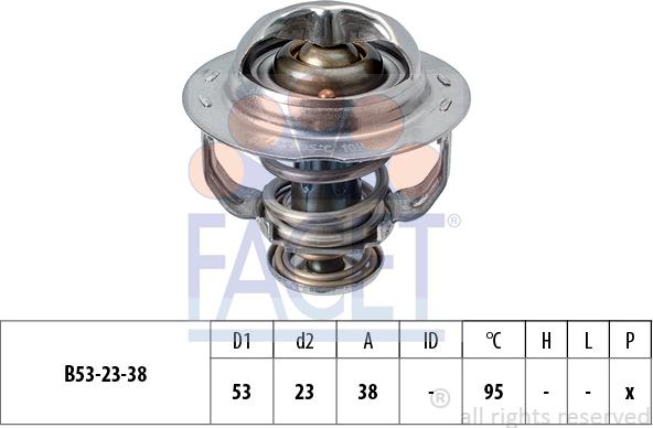FACET 7.8742S - Термостат охлаждающей жидкости / корпус autodif.ru