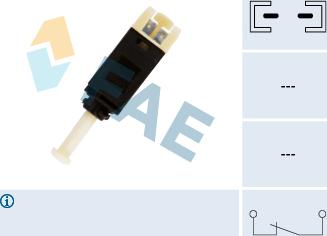 FAE 24430 - Выключатель фонаря сигнала торможения autodif.ru