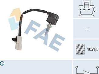 FAE 24551 - Выключатель фонаря сигнала торможения autodif.ru