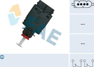 FAE 24530 - Выключатель фонаря сигнала торможения autodif.ru