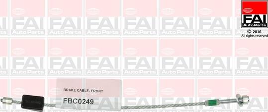 FAI AutoParts FBC0249 - Тросик, cтояночный тормоз autodif.ru