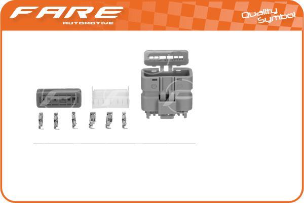 FARE SA 26608 - Ремонтный комплект кабеля, клапан возврата ОГ autodif.ru