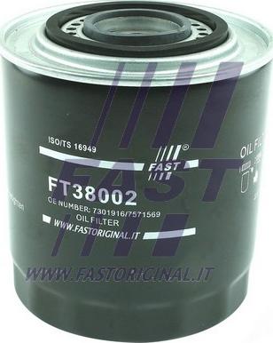 Fast FT38002 - Масляный фильтр autodif.ru