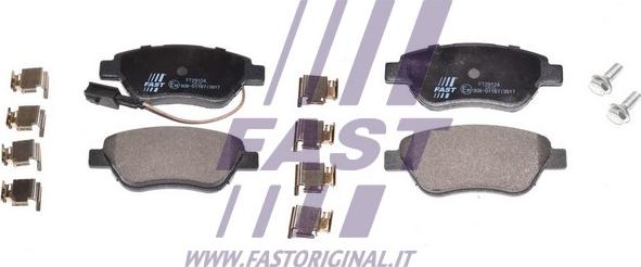 Fast FT29124 - Тормозные колодки, дисковые, комплект autodif.ru