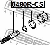 Febest 0480R-CS - ремкомплект главного цилинра сцепления!\ Mitsubishi Eclipse 99-05 autodif.ru